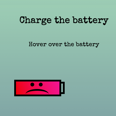 Charging Battery - animated